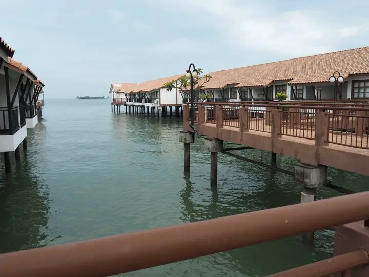 Sea chalets at the Lexis resort in Port Dickson, Negeri Sembilan - for more information, see www.travelswithsun.com