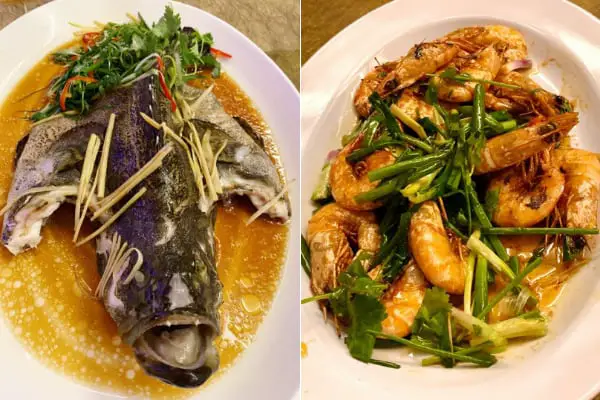 Seafood Dishes By Mun Choong Restaurant Ipoh