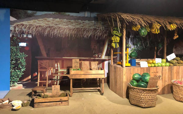 Set Up Of How Durian (The King Of Fruits) Is Usually Sold In Malaysia (Durian Museum)