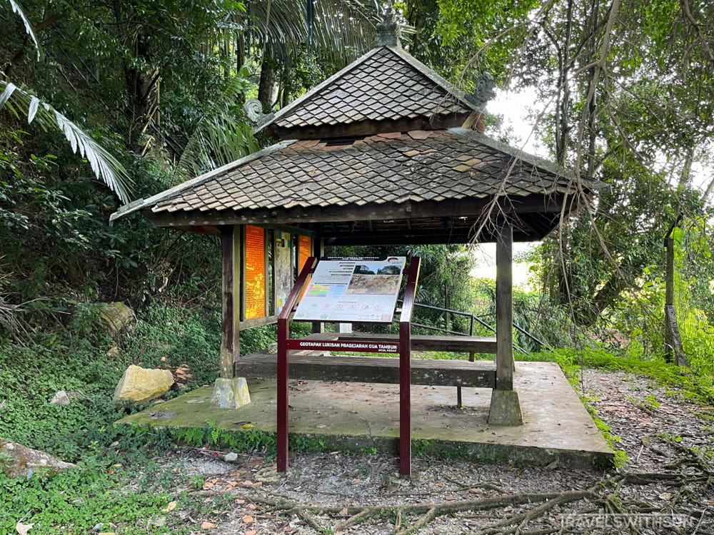 Shelter At The Base Of Tambun Cave In Ipoh