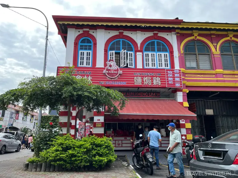 Shop Front Of Aun Kheng Lim Salted Chicken In Ipoh New Town
