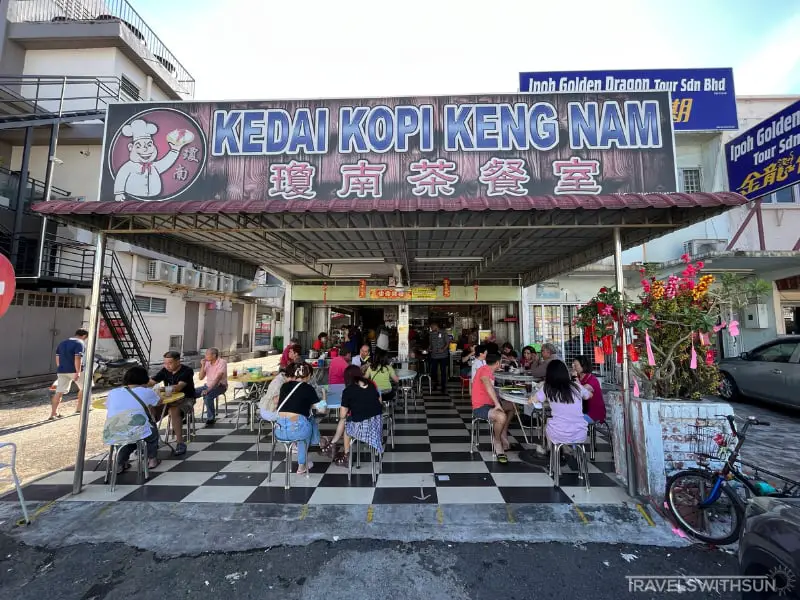 Shopfront Of Kedai Kopi Keng Nam In Ipoh