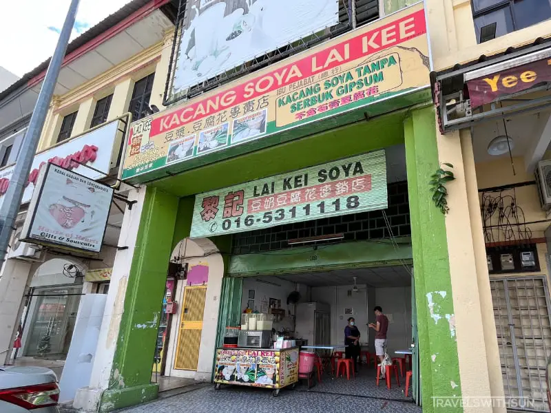 Shopfront Of Lai Kee Soya Been In Ipoh
