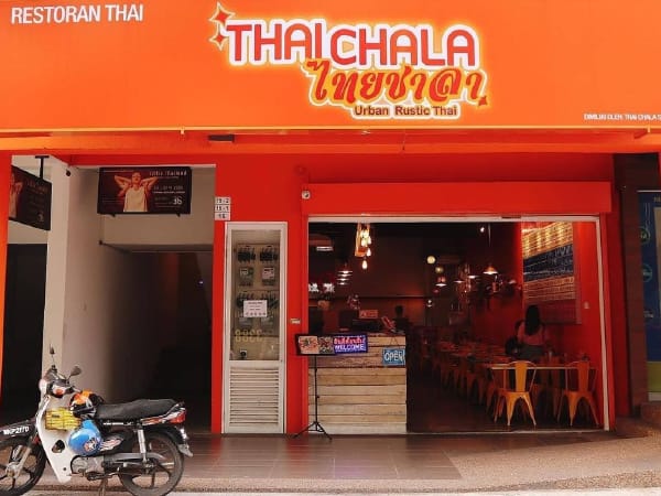 Shopfront Of Thai Chala Restaurant At Sri Petaling