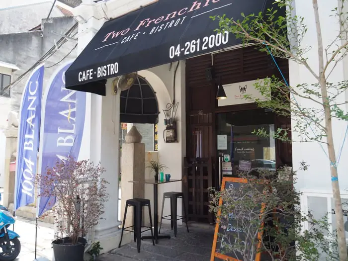 Shopfront Of Two Frenchies Cafe Bistro
