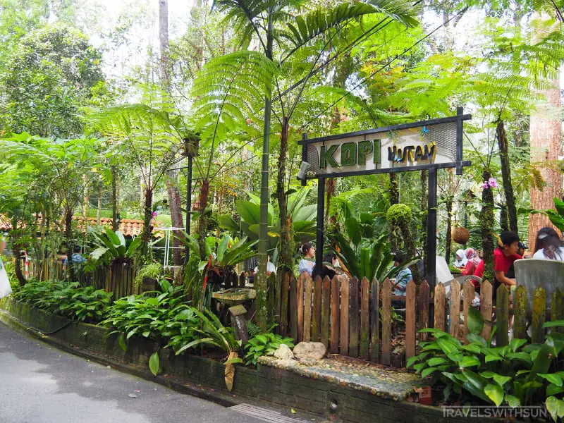 Side View Of Kopi Hutan Penang Hill