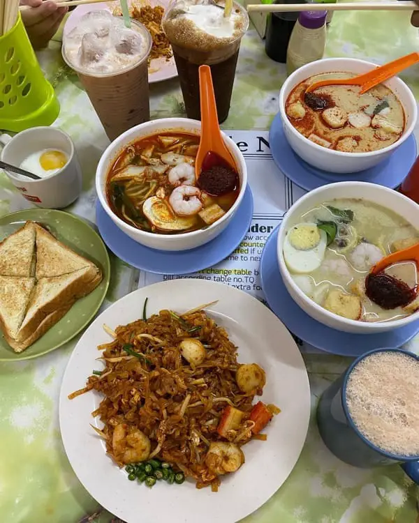 Signature Dishes At Bee Hwa Café In Penang