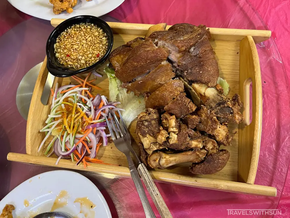 Signature Thai Style Pork Leg (Cut Up) At Sam Poh Restaurant In Tambun