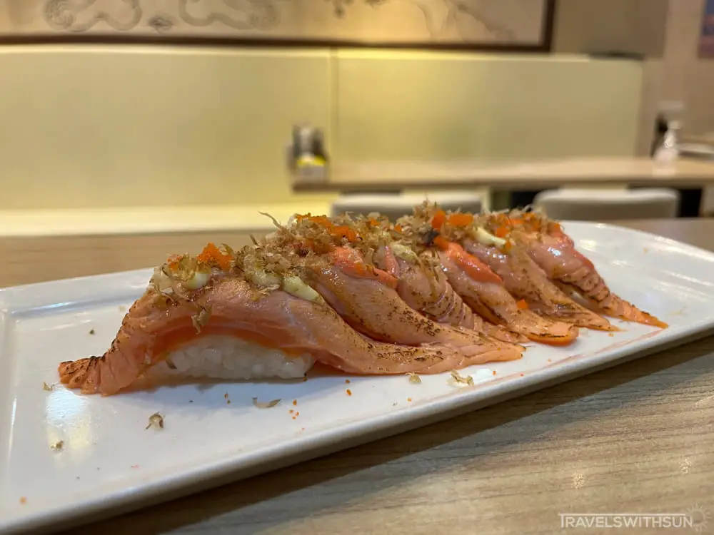 Smoked Salmon At Genki Japanese Food