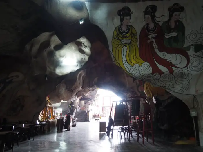Some Of The Large Paintings Inside Perak Cave Temple