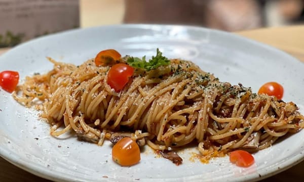 Spaghetti Aglio Olio At Joies Cafe & Sourdough