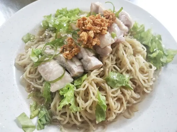 Springy Chicken Noodles At Toy Kopitiam