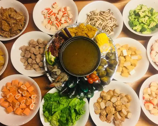 Steamboat Pot And Ingredients At D Lawang Grills Steamboat, Klang - Photo credits to adylynnibrahim (Instagram)