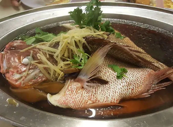 Steamed Fish At Kristal Seafood, Penang
