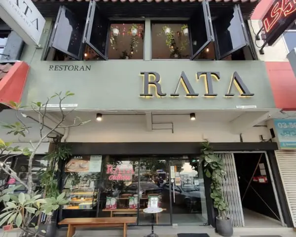 Storefront And Exterior Of RATA Restaurant