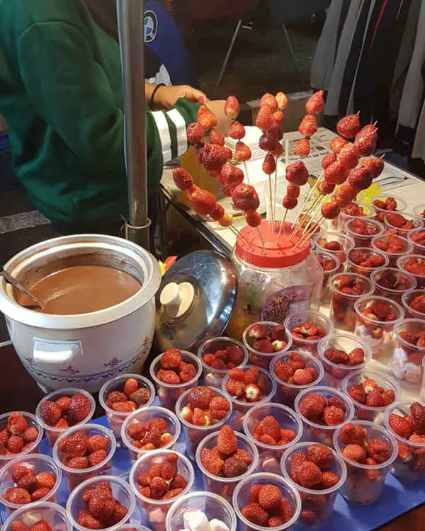 Strawberries at Brinchang Night Market