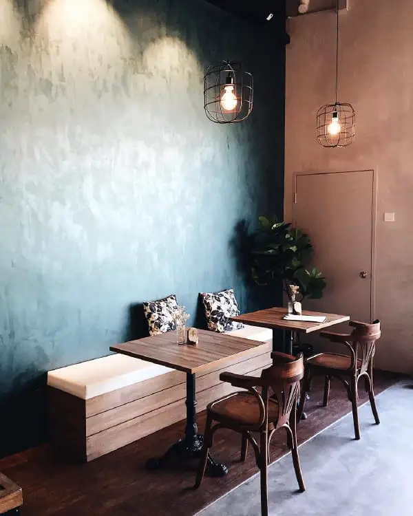 Stylish Industrial Interior Of Soufflé Dessert Cafe @ Puchong