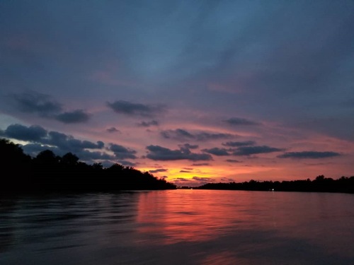 Sunset at Kampung Kuantan - photo credits to karensiusky (Instagram)