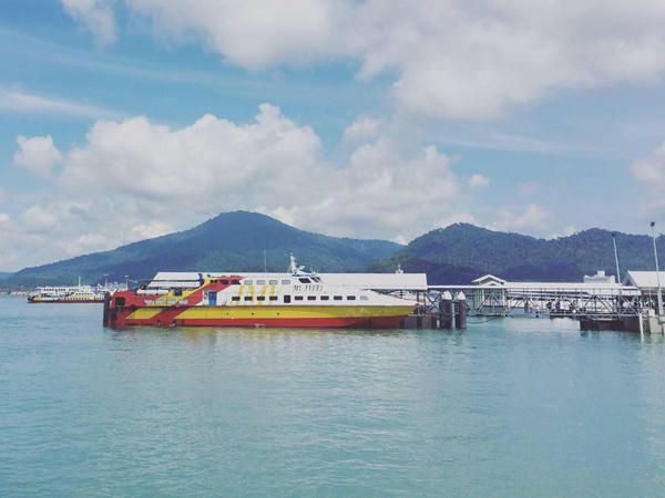 Taking The Ferry From Langkawi To George Town, Malaysia
