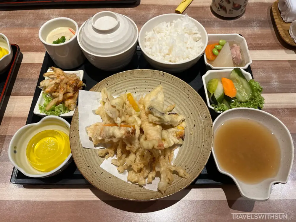 Tempura Bento Set At Ten-Good Japanese Restaurant