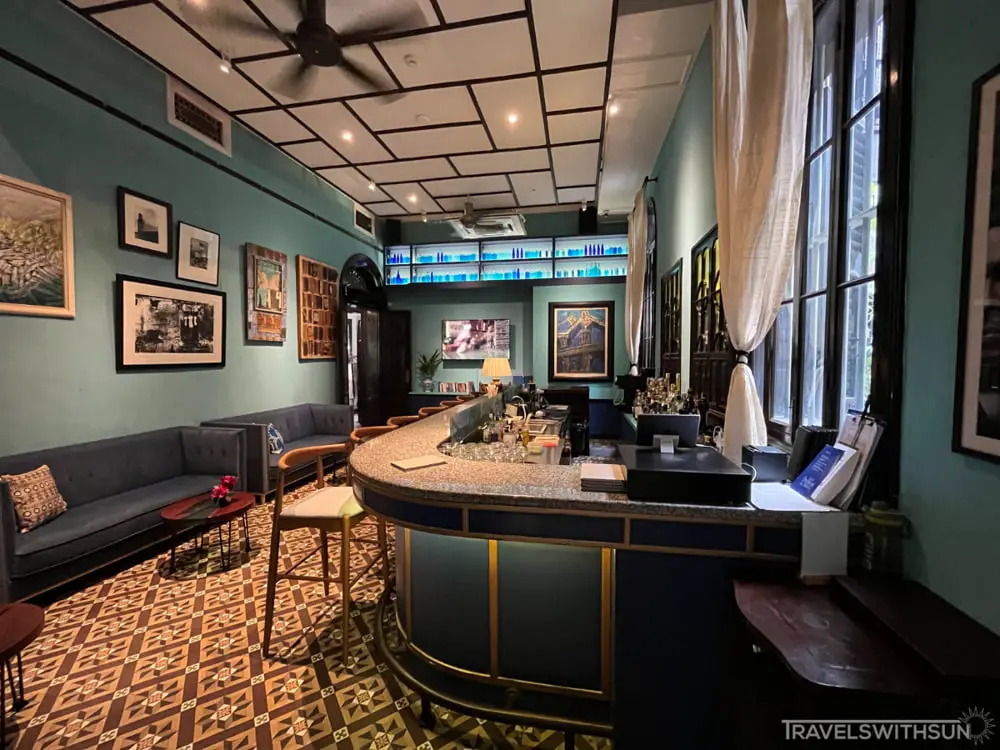 The Bar Inside The Blue Mansion