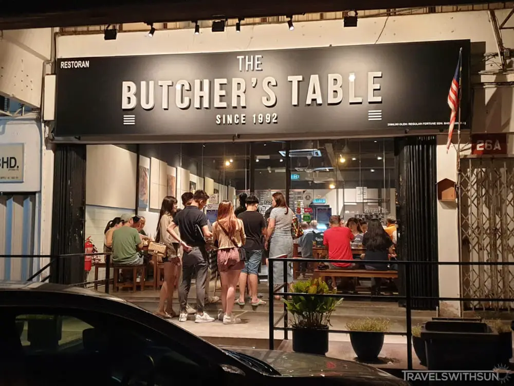 The Front Of The Butcher’s Table At SS2, Petaling Jaya
