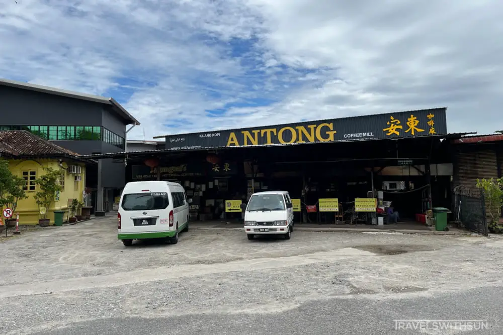 The Old Processing Plant Is Still In Operation And At The Front Of Antong Coffee Factory, Taiping