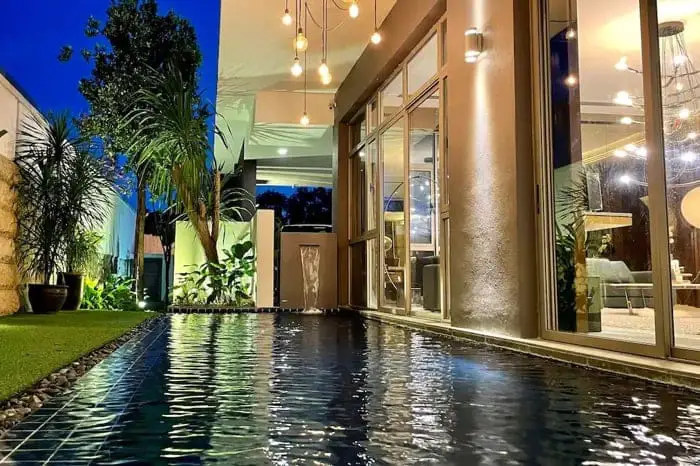 The Private Pool At Modern Design Villa, Selangor