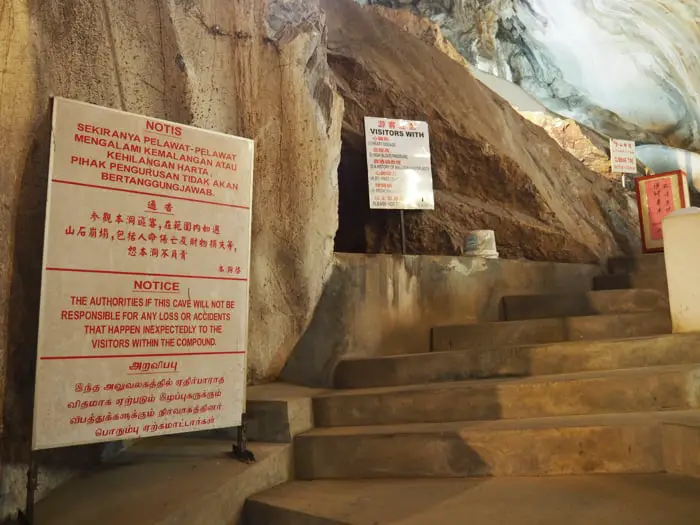 The Start Of The Staircase To The Top (At Perak Cave Temple)