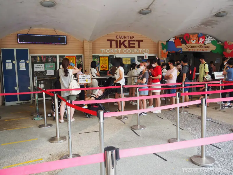 Ticket Counters At Zoo Negara Malaysia