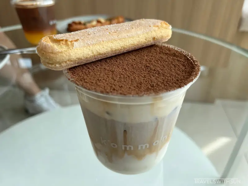 Tiramisu Latte At Kommons Cafe In Ipoh