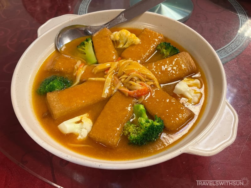 Tofu In Golden Pumpkin Sauce At Sun Marpoh Restaurant, Ipoh