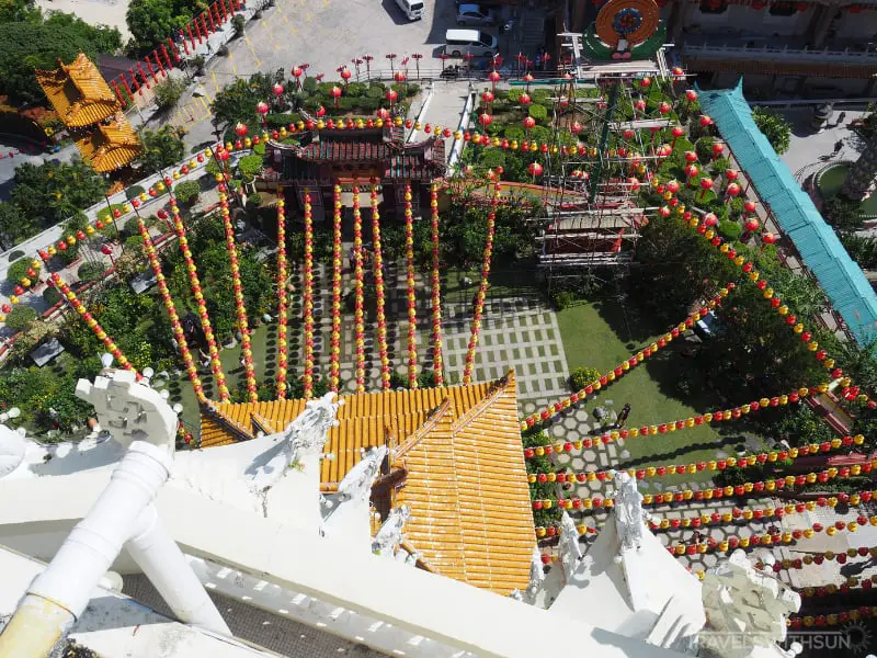 Top View Of The Garden Pavilion Of Lord Buddha From Kek Lok Si Pagoda