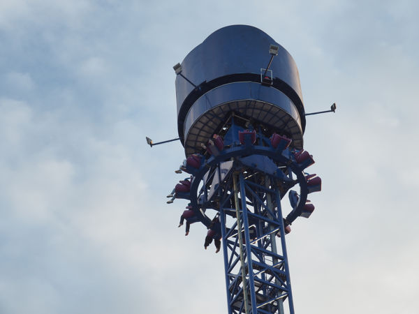 Tower Drop Ride At Movie Animation Park Studios Theme Park