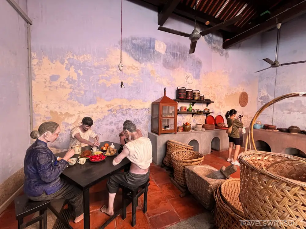Traditional Fujian Kitchen Set Up At Leong San Tong Khoo Kongsi