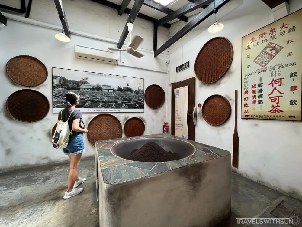 Traditional Herb Drying Trays At Ho Yan Hor Museum