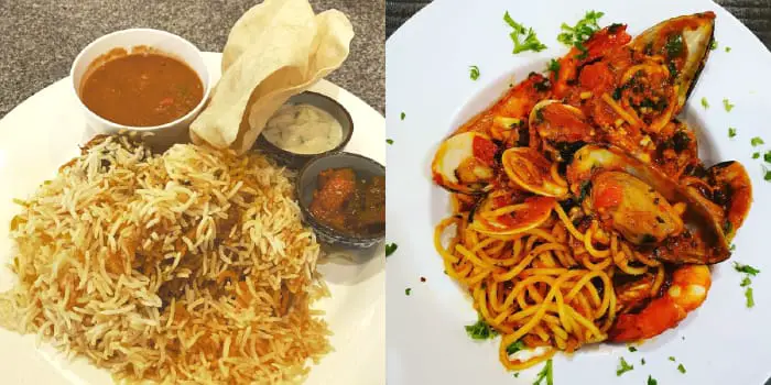 Two Wholly Different Dishes At Citrus Cafe And Restaurant