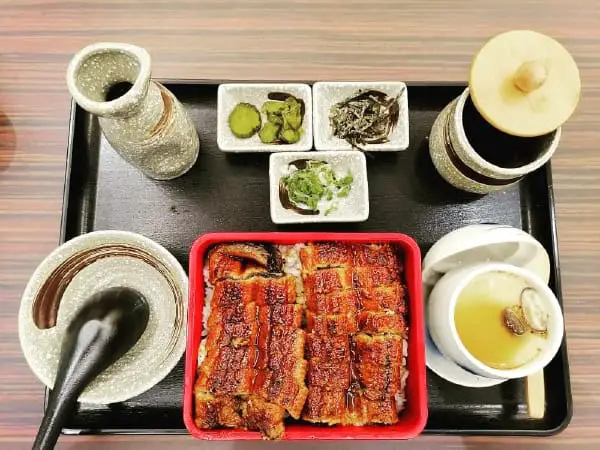 Unagi Set At Sumitaba Japanese Kitchen