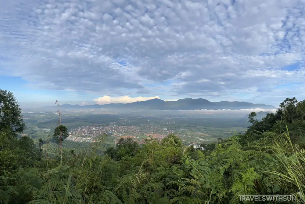 Valley Views From The Bangkong Hill Trek In Chemor, Perak