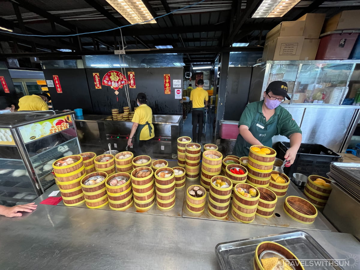 Variety Of Dim Sum At Fu Er Dai Dim Sum Restaurant In Penang