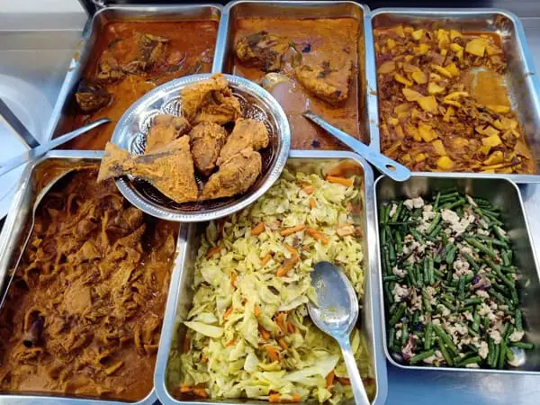 Variety Of Dishes At Bistro Halia Nasi Kandar