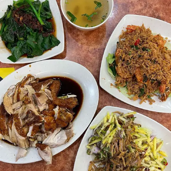 Various Dishes At Nasi Ayam Hainan Chee Meng On Old Klang Road
