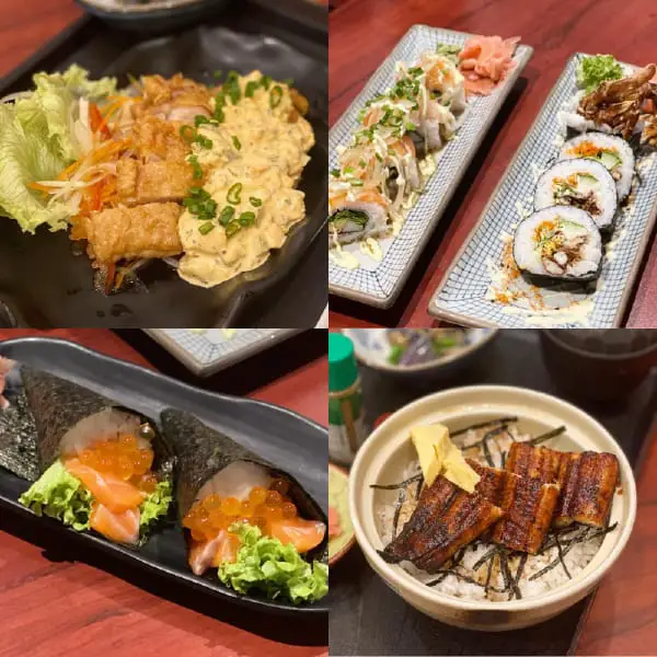 Various Menu Items At YOKOTAYA Japanese Dining, Kepong