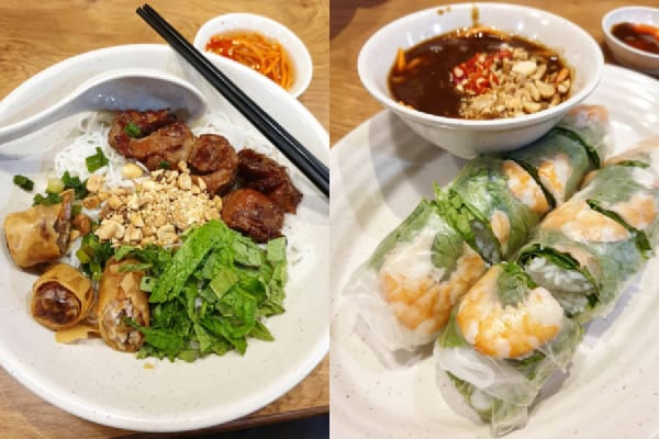 Vietnamese Food At Banh Mi Cafe