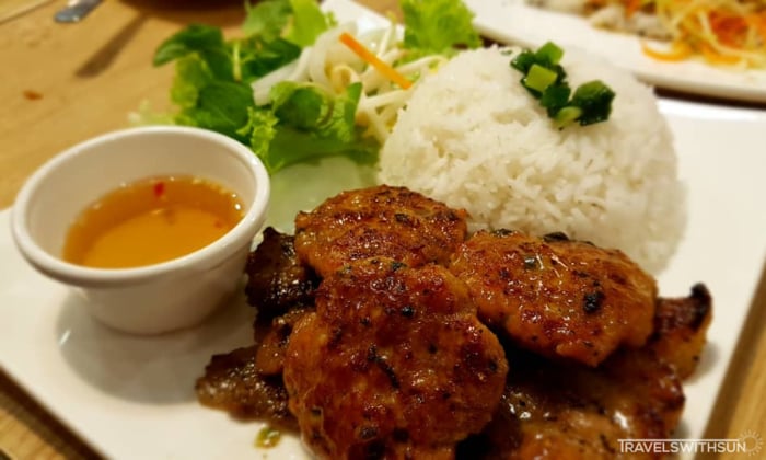 Vietnamese Lemongrass Chicken with Rice At Pho King In Petaling Jaya