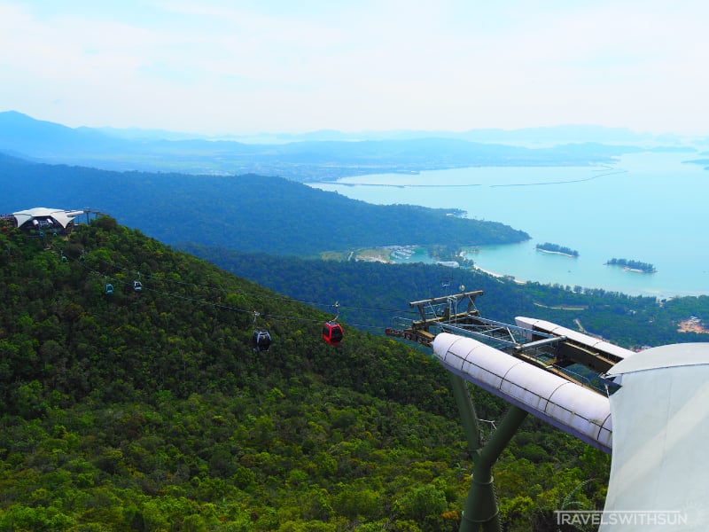 View From One Of The Decks At Top Station, Langkawi Sky Bridge