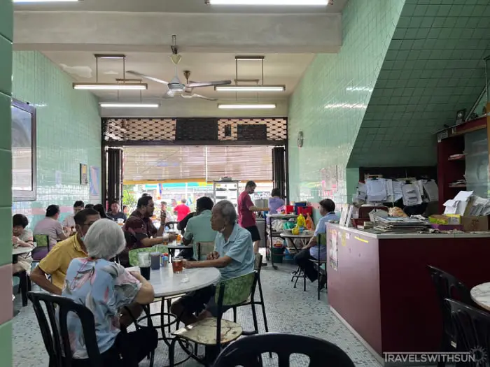 View From The Back Of Chuan Fatt Curry Mee Shop In Ipoh