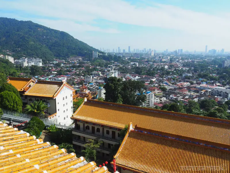 View Of George Town From The Top Section Of Kek Lok Si