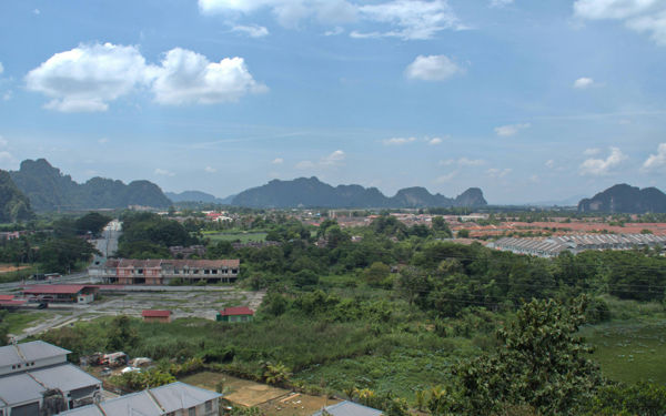View Of Ipoh From Dong Hua Temple