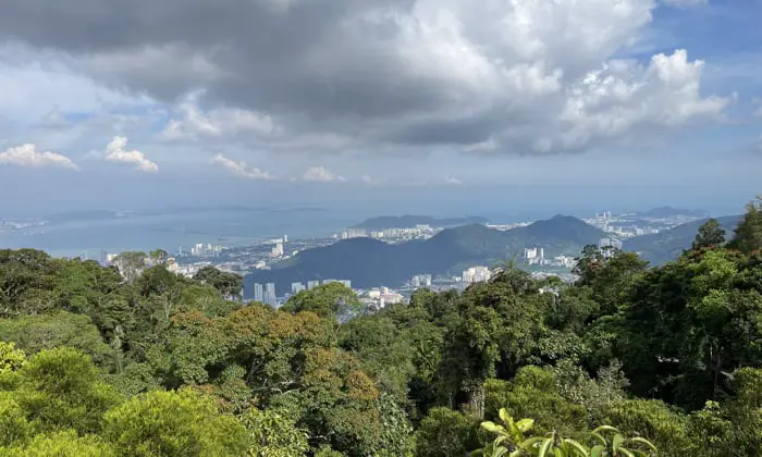 View Of Penang From The Curtis Crest At The Habitat On Penang Hill